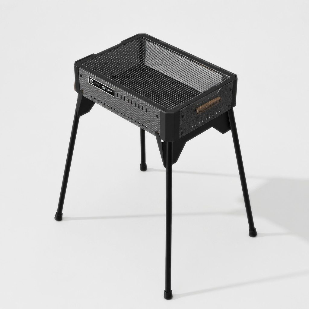 EZ Grill M - Disposable Grill Net & Charcoal Bed x 3